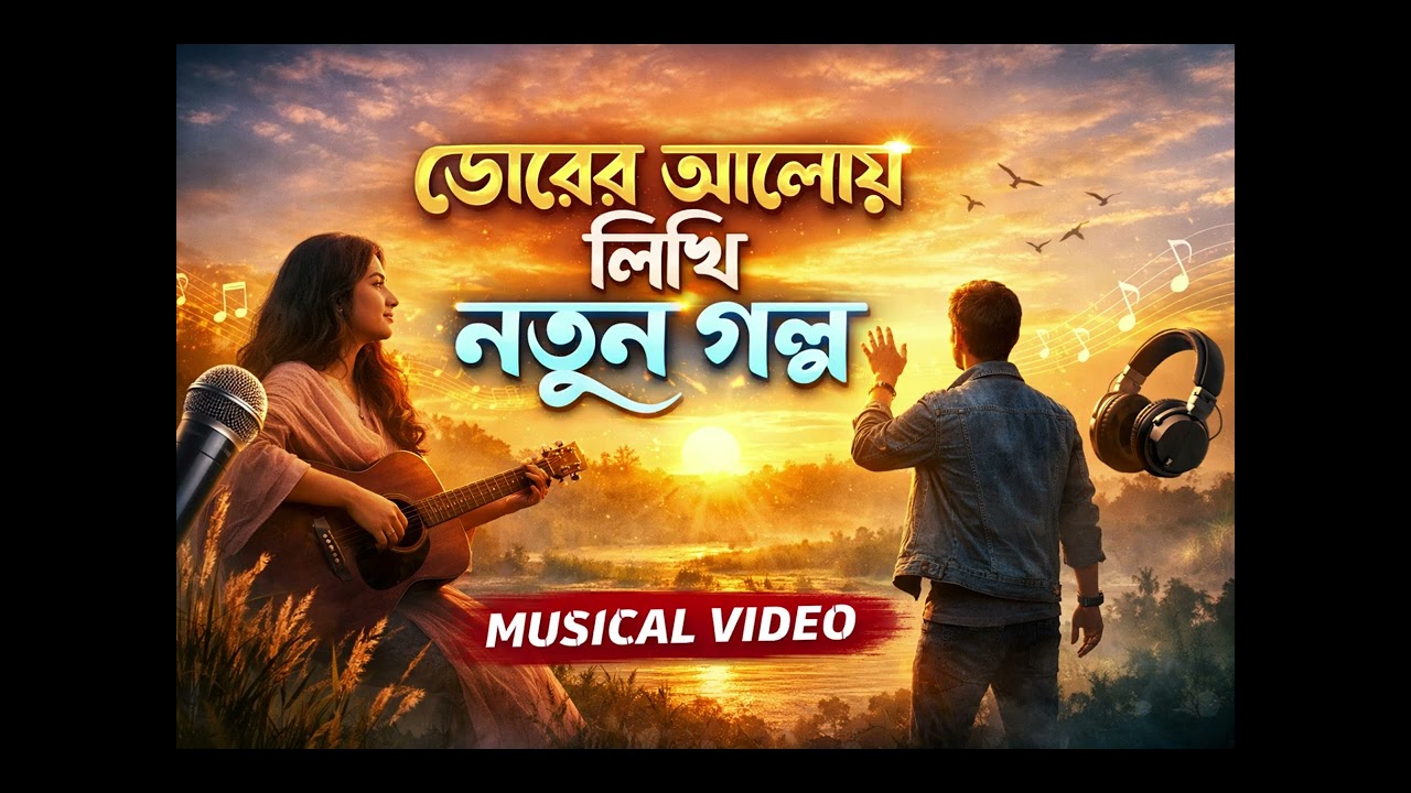 ভোরের আলোয় লিখি নতুন গল্প। update bangla music.  chhaya sur