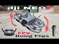 dji NEO 2 - Doing Flips FPV (Easy Acro) This drone is Awesome!!