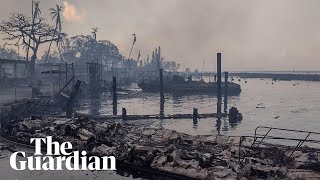 Hundreds of buildings in historic town of Lahaina destroyed in Hawaii wildfires