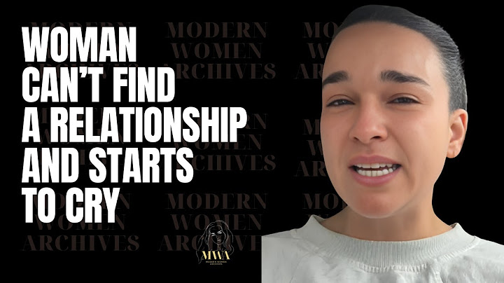 Woman Hits The Wall And Starts To Cry Because She Can’t Find A Relationship. Women Hitting The Wall