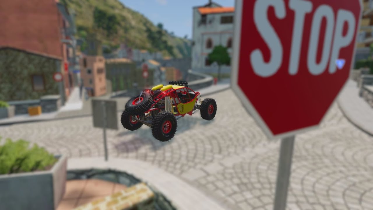 Car Crashes Cliff Drops 