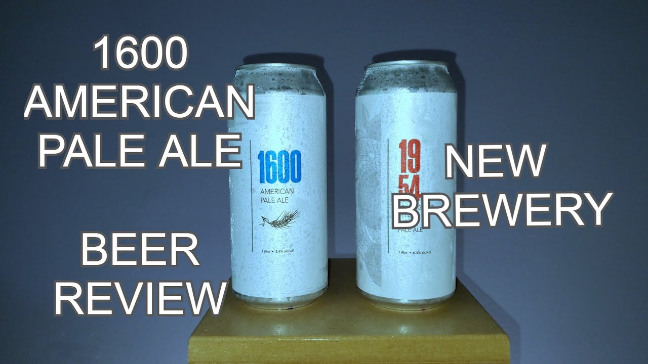 The 1600 American Pale Ale Beer Review (Invertase Brewing Company)