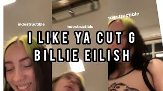 Billie Eilish Slapping her Boobs | i like ya cut g ❤️