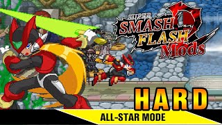 [SSF2 Mods] - Super Smash Flash 2 - All-Star Mode - Zero (Hard)