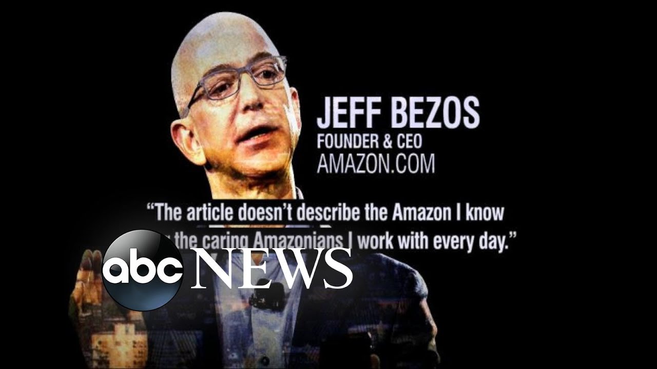 amazon under fire for alleged difficult working environment youtube describe work environment