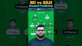 MI vs SRH Dream11 Prediction|MI vs SRH Dream11 Team| #mivasrhdream11 #dream11 #dream11prediction