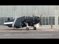 TBM Avenger Start Up and Take Off from Hagerstown Regional Airport, May 27, 2014