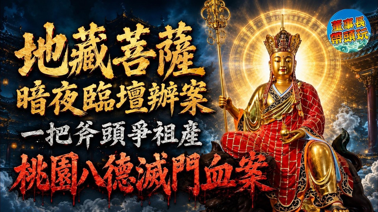 【真人真事改編】祖產變血案！桃園八德三親人慘死，地藏菩薩臨壇揭開一念成魔的因果。     #老王說
