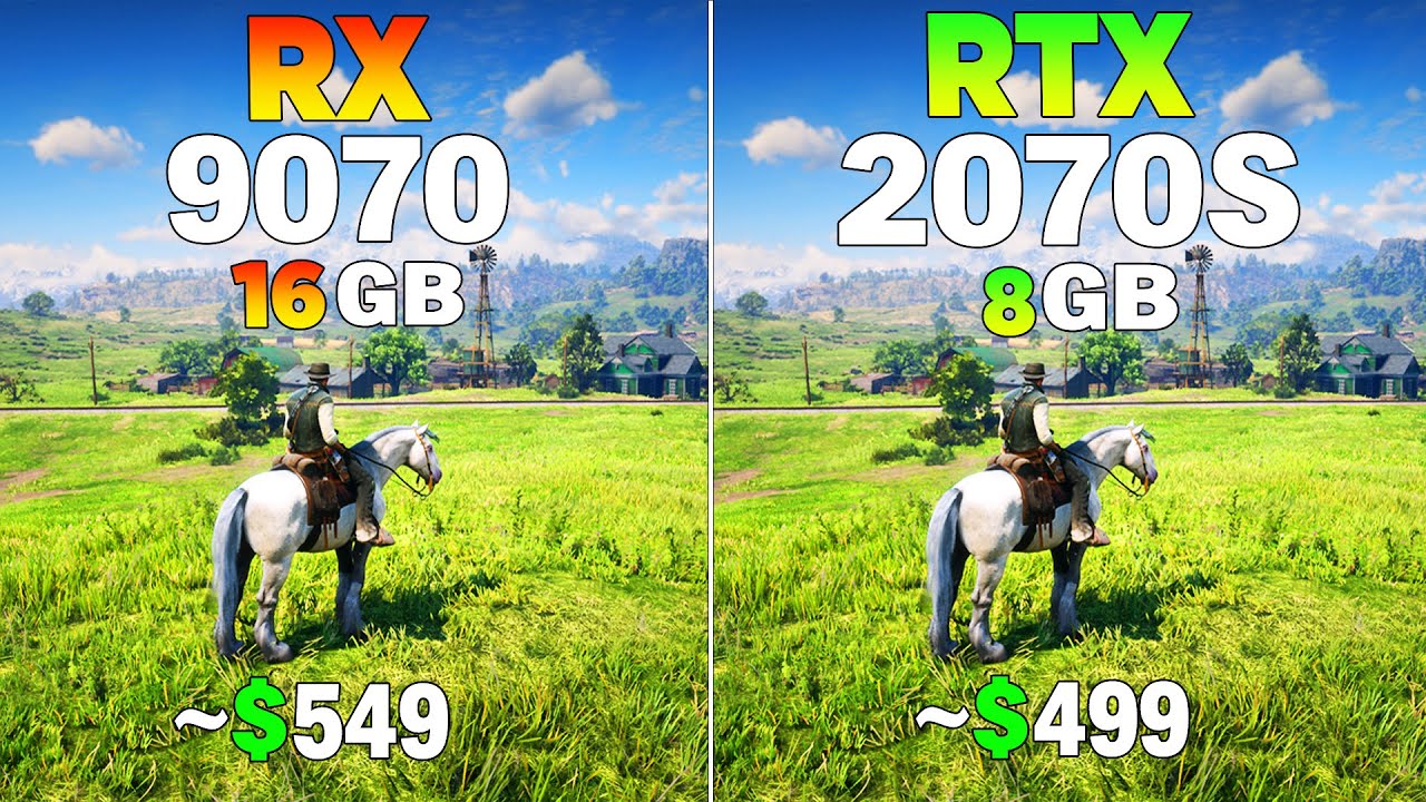RX 9070 vs RTX 2070 Super - Test in 8 Games - YouTube