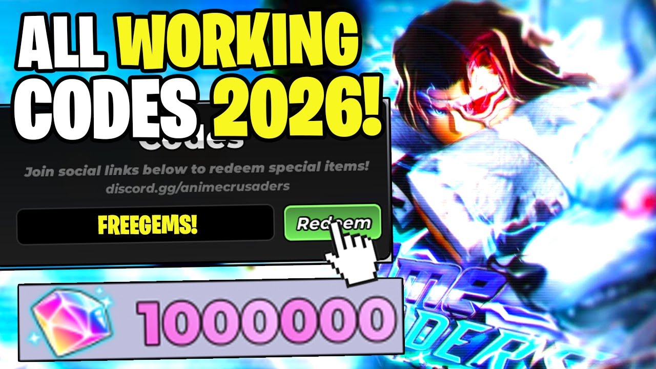 NEW ALL WORKING CODES FOR ANIME CRUSADERS IN 2026 ROBLOX ANIME 