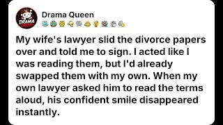 My Wife's Lawyer Slid Divorce Papers Over And Told Me To Sign. I'd Already Swapped Them.