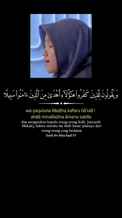 surah an nisa ayat 51 yang dibawakan oleh qori internasional viral