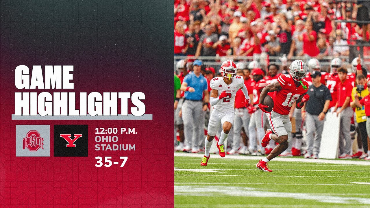 Ohio State vs. Youngstown State Highlights YouTube