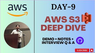 Day9 | AWS S3 Buckets Deep Dive | 2 Demo Projects with Code | #aws #s3 #abhishekveeramalla