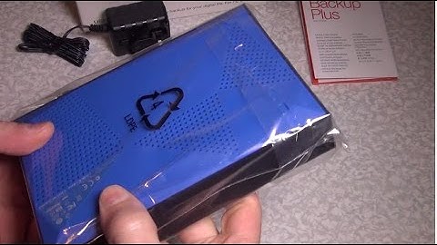 Seagate Backup Plus 8TB USB 3.0 Desktop 3.5 inch External Hard Drive unpack