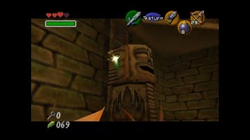 Gerudo Training Grounds eye switch without Megaton Hammer (flame circle key room)