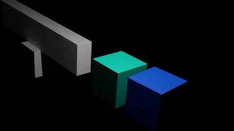 Blender 2.90 -Physics - Rigid Body - Constraints - Hinge