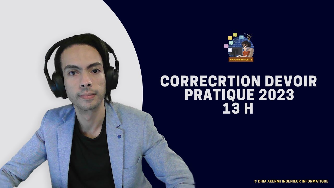 Correction devoir pratique 2023 13h