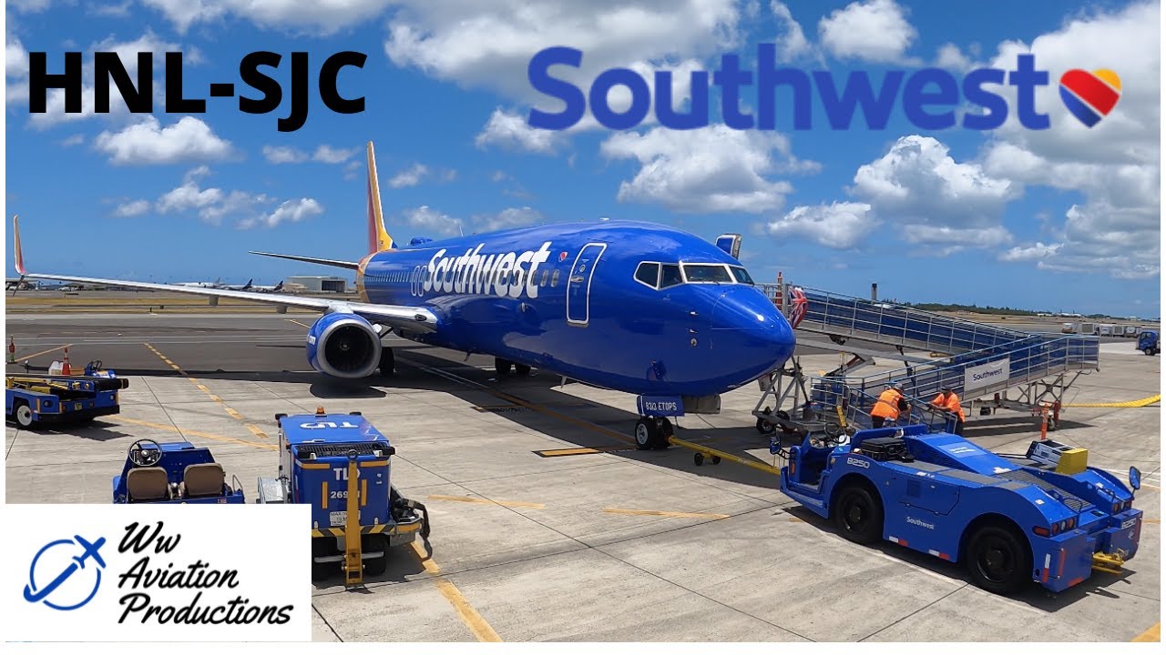 4K Trip Report Southwest Airlines 737800 Honolulu (HNL) to San Jose