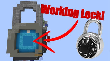 Working REALISTIC Combo Lock [3,375 COMBINATIONS!!!]