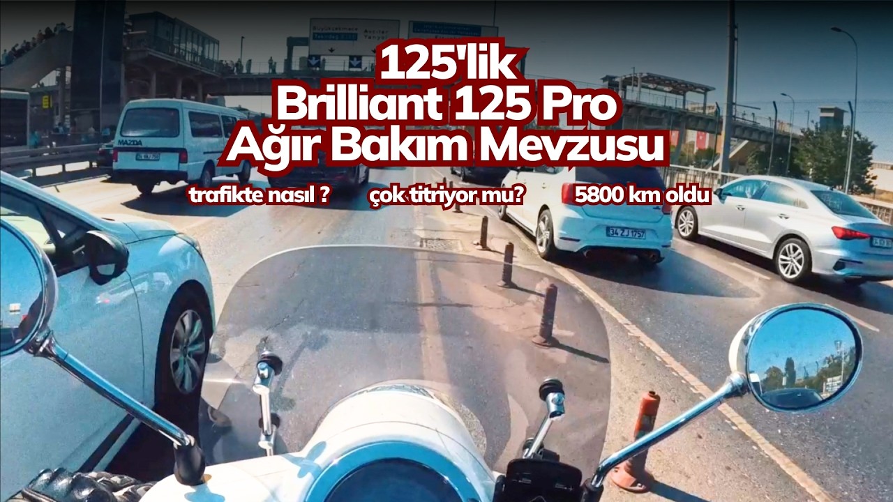 5800 KM OLDU ! | Kuba Brilliant 125 Pro | Ağır Bakımları Yaptırdım