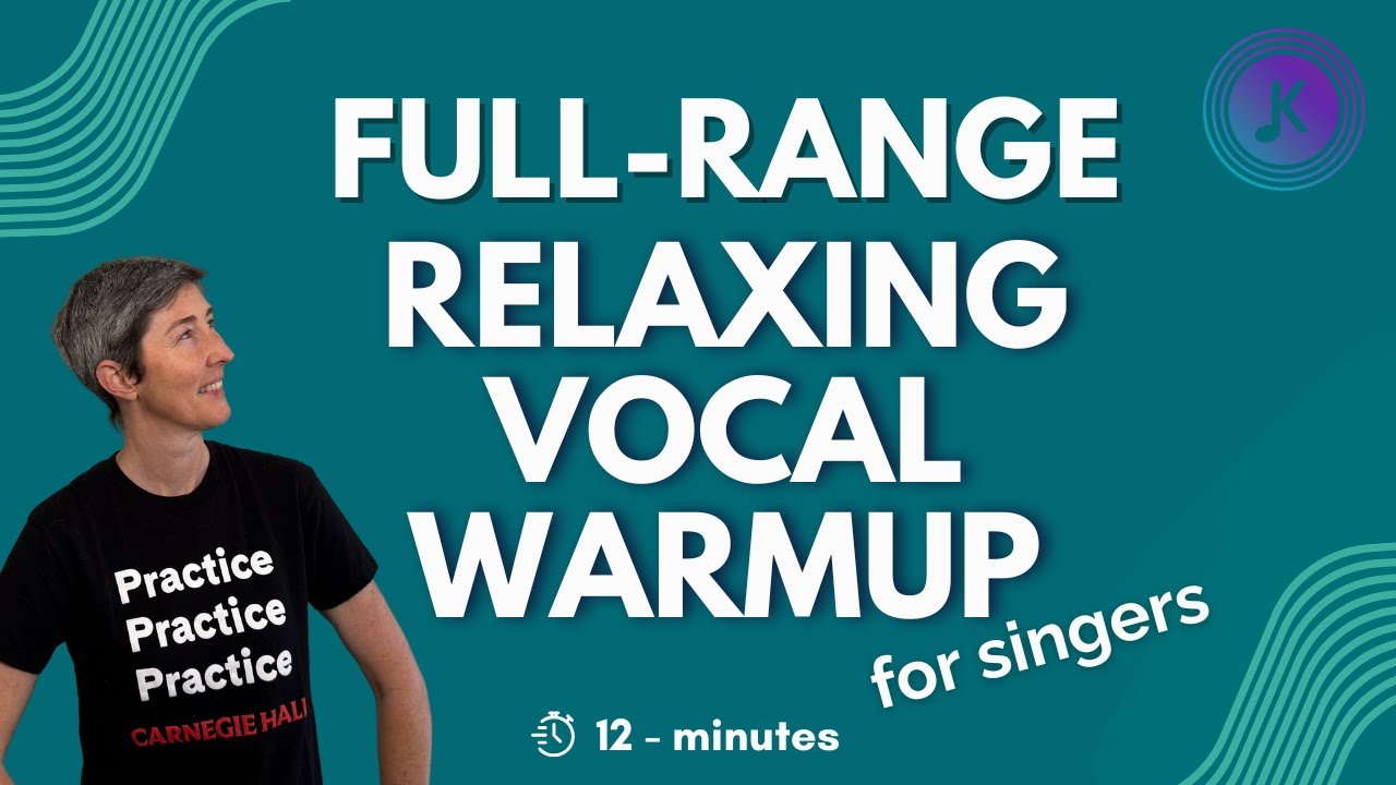 Расслабляющая вокальная разминка полного диапазона для ПЕВЦОВ