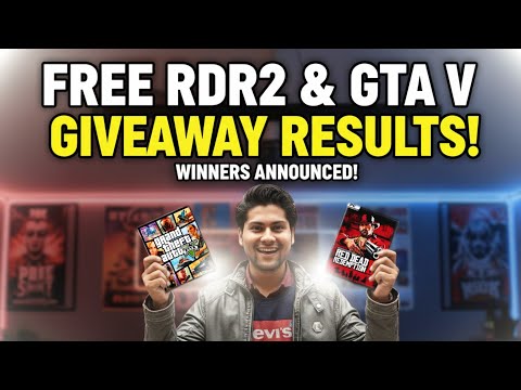 I'm Giving out FREE RDR 2 + GTA V Givaway winners 🏆 - YouTube