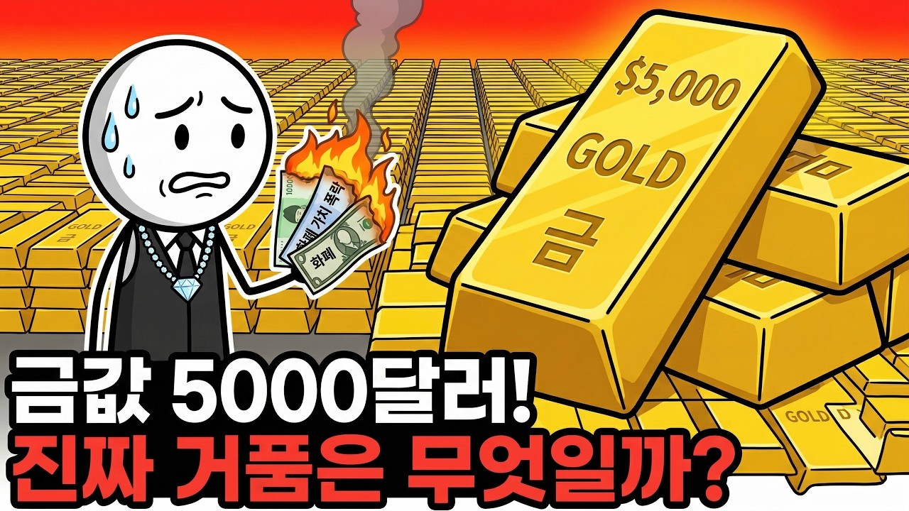 금 5000불 시대, 세상을 꿰뚫어 보는 '5개'의 잣대... 앞으로 10년, 당신의 부가 쪼그라듭니다