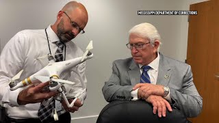 Contraband-laden drone caught in prison net