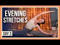 15 min Evening Yoga Class – Day #3 (YOGA STRETCHES BEFORE BED)