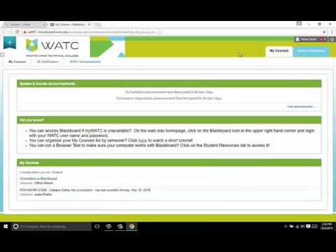 MyWATC Login