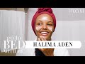 Top Model Halima Aden's Nighttime Skincare Routine | Go To Bed With Me | Harper's BAZAAR