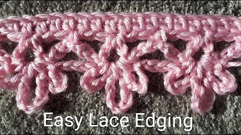 Learn the Simplest Lace Edging for Beginners