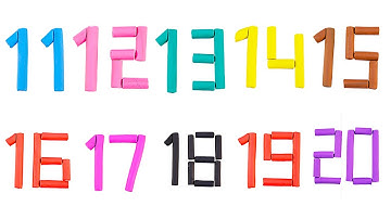 Learn Numbers 11 to 20 | Play Doh Number |  Learning Videos for Kids | Number Song | Rhymes