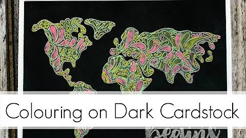 Colouring on Dark Cardstock feat. Catherine Pooler's New Stamp of Approval Collection