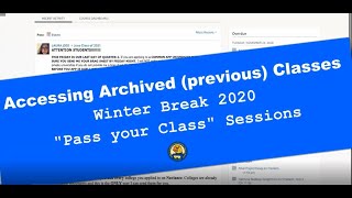 How to get to your Archived Classes in Schoology