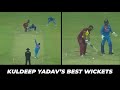 Kuldeep yadavs best wickets  spin bowling