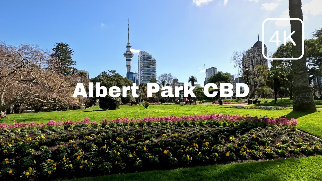 A Walk Through Albert Park Auckland New Zealand ASMR