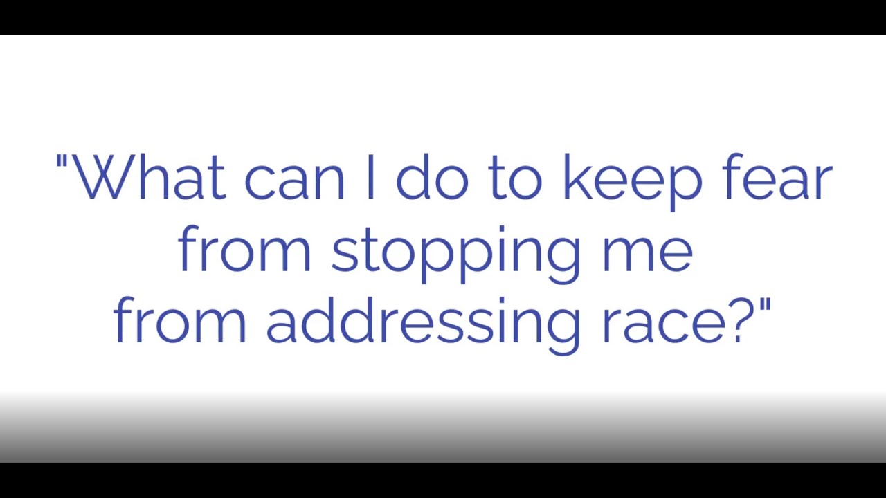 Teaser Interview- Dr. Abernethy. "What can I do to keep fear from stopping me from addressing race?"