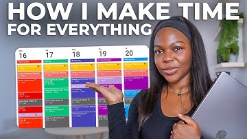 How I Make Time For Everything (even with a full time job)