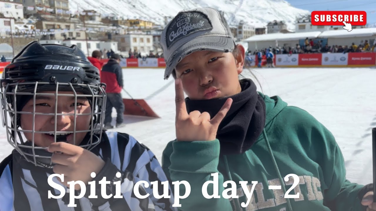 Spiti cup ||Day -2 || Center zone V/S sham zone || #icehockey #spitivalley 