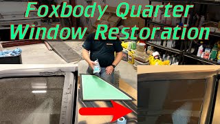 Foxbody Mustang Quarter Window Restoration, or How to Repair Quarter Window Mouldings