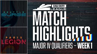 @SeattleSurge  vs  @LVLegion   | Major IV Qualifiers Highlights  | Week 1 Day 3