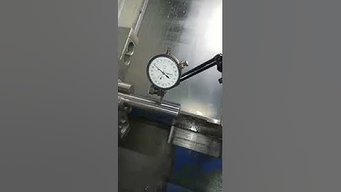 CNC turning machine jaw run-out