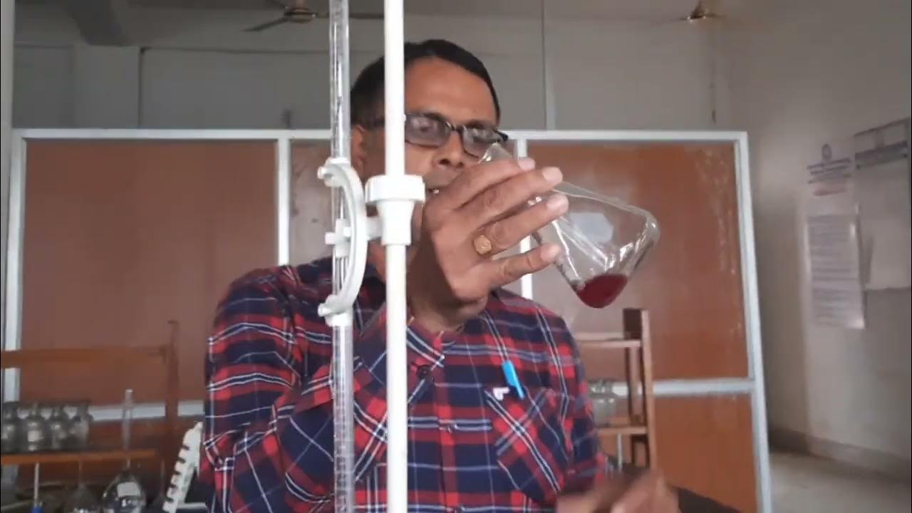 Demo-3: Estimation of hardness of water by EDTA method #chemistrylab #