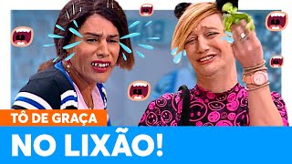 NO LIXÃO! Graça e Maico mergulham no lixo pra conseguir dinheiro! 😂 | Tô De Graça 13/08/2021 EP20