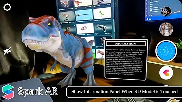 How To Show Information When Object is Touched | Spark AR Tutorial