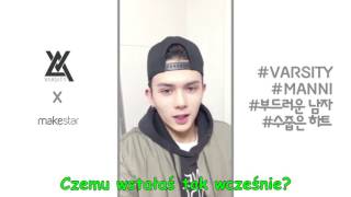 [PL] VARSITY Boyfriend Challenge {Makestar} Manni's heart delivery!!  ~ Manny/Manni