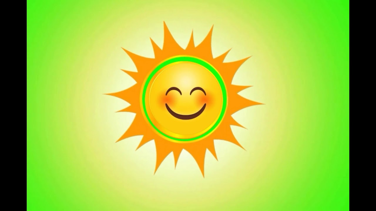 Green Screen Animasi Matahari Tersenyum No Copyright Sun Green Screen Animation Youtube