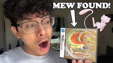 EXPLORING A USED SAVE FILE OF POKEMON HEARTGOLD! (FOUND A MEW!)